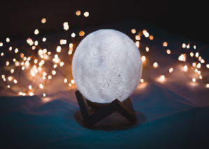 LED Moon Lamp with Stand